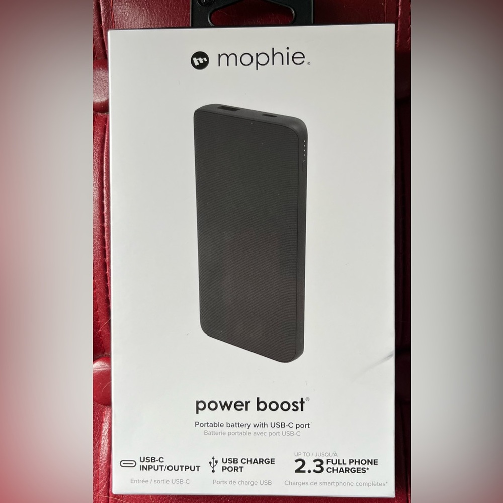 Mophie Black Power Boost Portable Battery